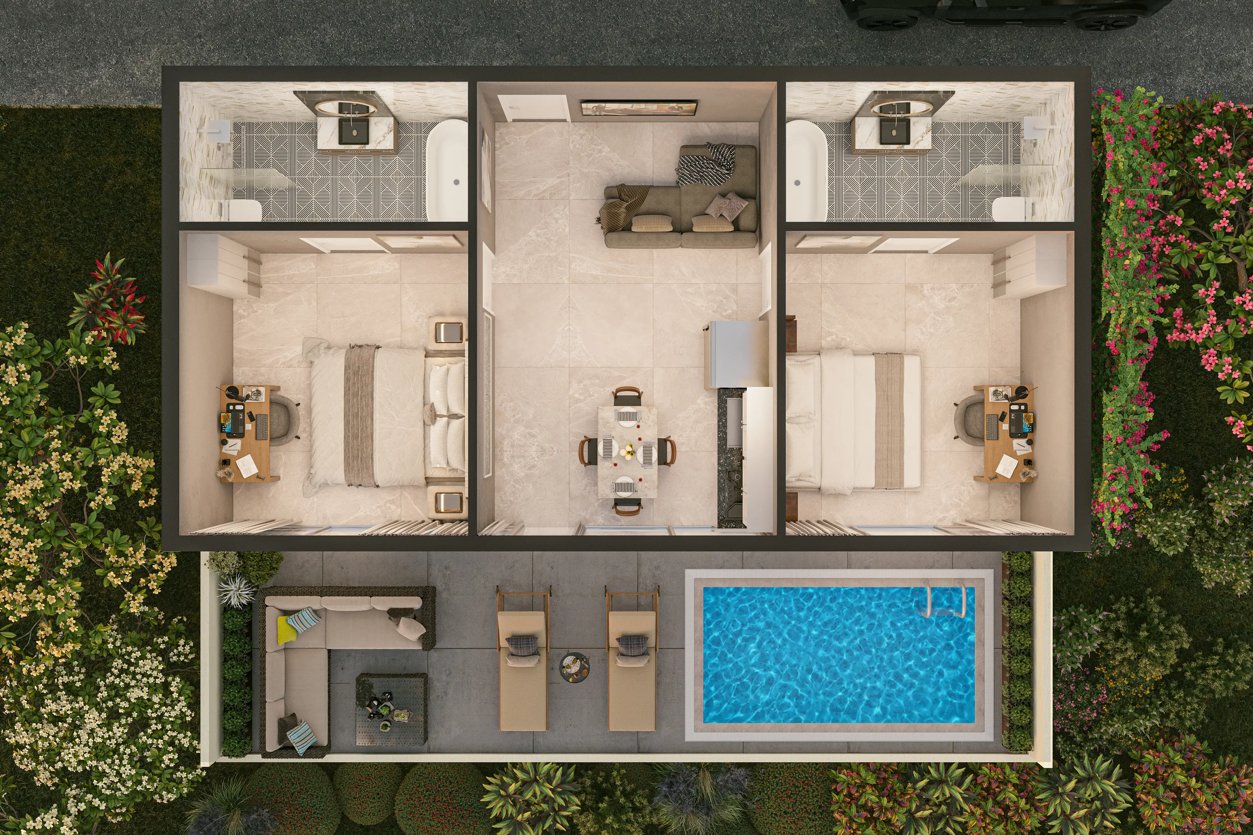 2BHK Layout